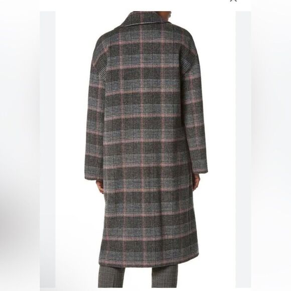 Andrew Marc Casma Oversized Plaid Coat NWT - Picture 3 of 7